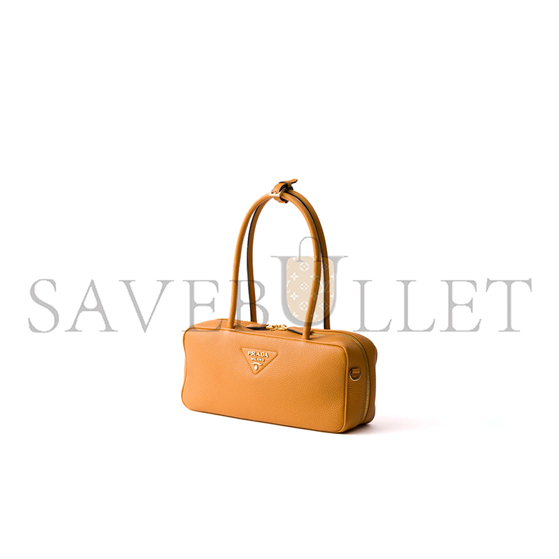 PRADA MEDIUM LEATHER TOP-HANDLE BAG 1BB126 (28*13*8cm)